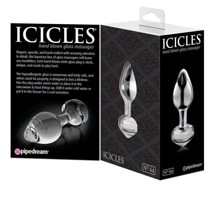 PLUG ANAL DE VIDRO - ICICLES NUM 44