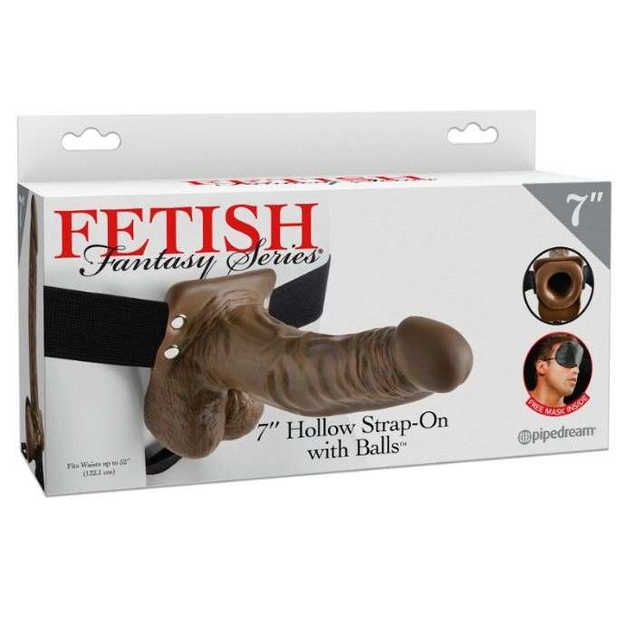 ARNÊS COM DILDO 7" FETISH FANTASY SERIES