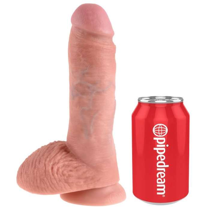DILDO REALISTICO COM VENTOSA 20.3 CM - KING COCK 8