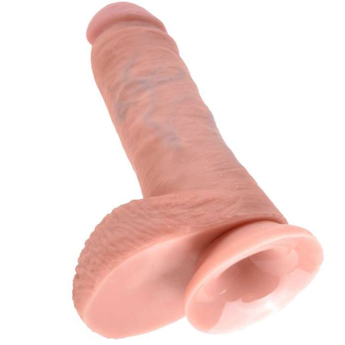 DILDO REALISTICO COM VENTOSA 20.3 CM - KING COCK 8