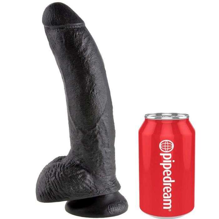 DILDO REALISTICO COM ESFERAS - KING COCK 9