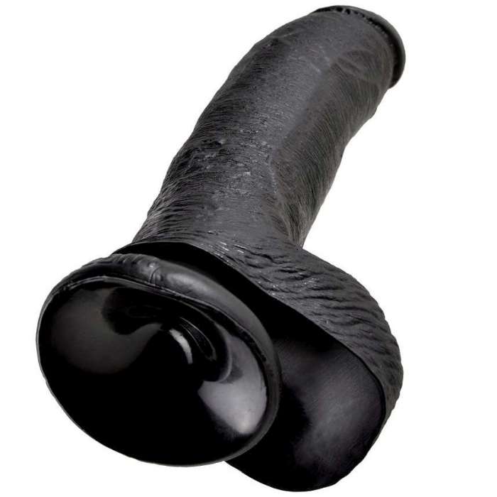 DILDO REALISTICO COM ESFERAS - KING COCK 9