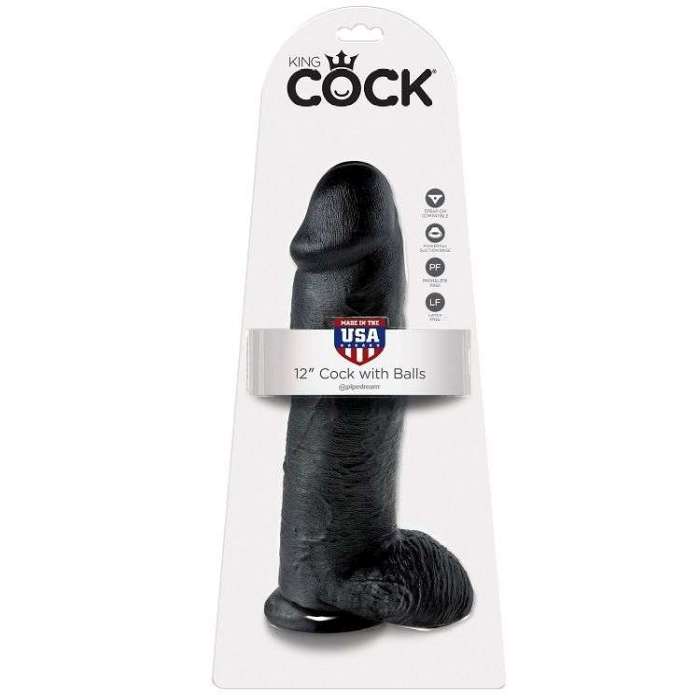DILDO COM VENTOSA - KING COCK 12