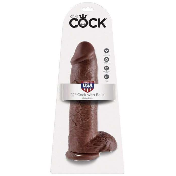 KING COCK 12" PENE REALISTICO MARR...