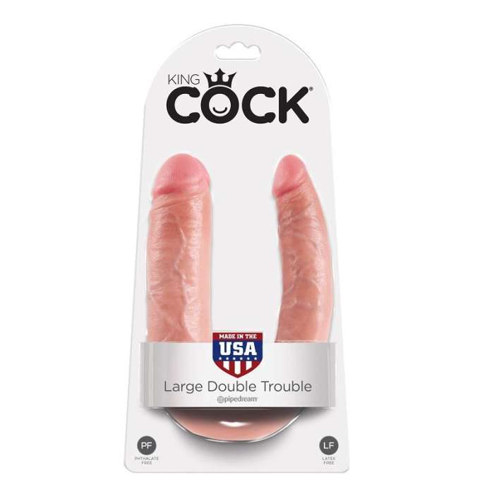 DILDO REALISTICO EM U - KING COCK ...