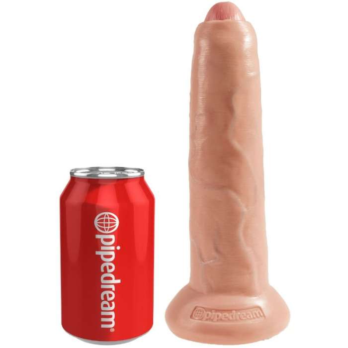 DILDO REALISTICO - KING COCK REALISTIC DILDO UNCUT CARNE 25 CM