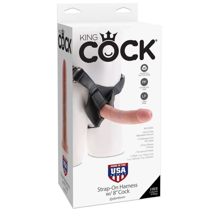 ARNÊS COM DILDO KING COCK 8