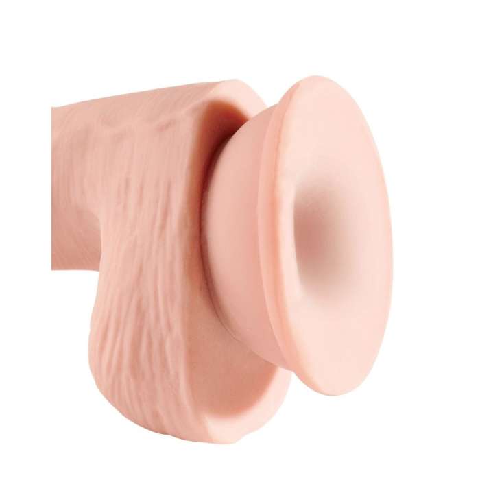 DILDO COM VENTOSA - KINGCOCK TRIPLE DENSITY COCK 19 CM