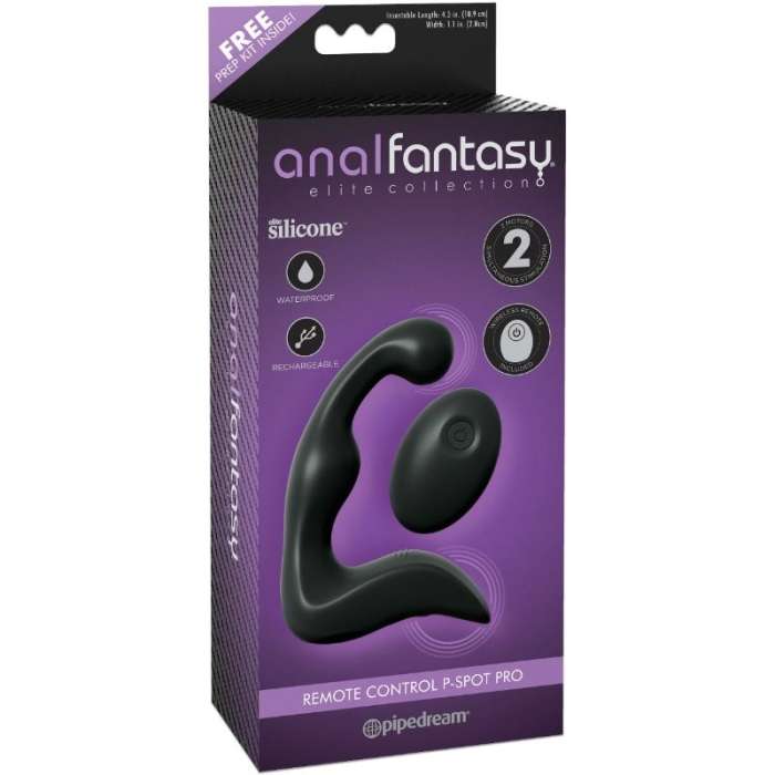 MASSAGEADOR P-SPOT COM CONTROLE REMOTO - ANAL FANTASY
