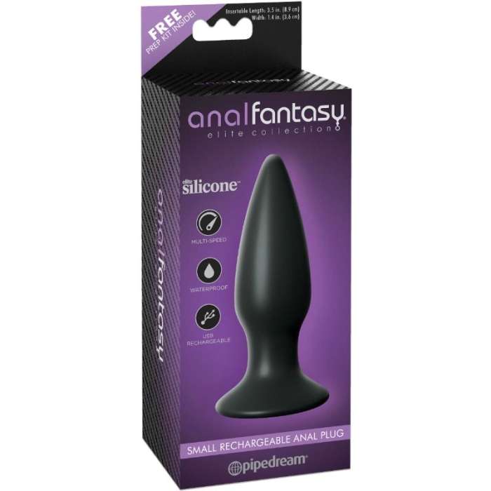 COLEÇÃO ANAL FANTASY ELITE PEQUENO PLUGUE ANAL RECARREGÁVEL