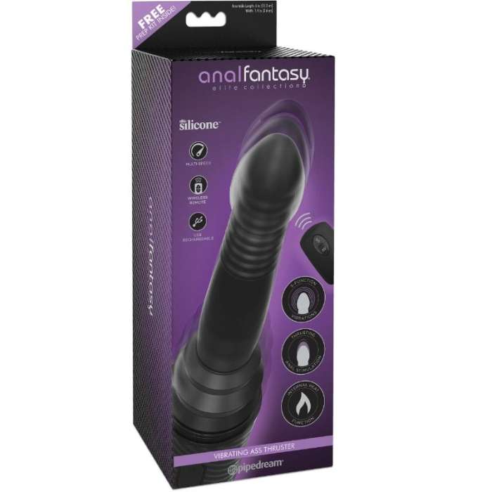 VIBRADOR ANAL C/ CONTROLE REMOTO SEM FIO - ANAL FANTASY ELITE COLLECTION
