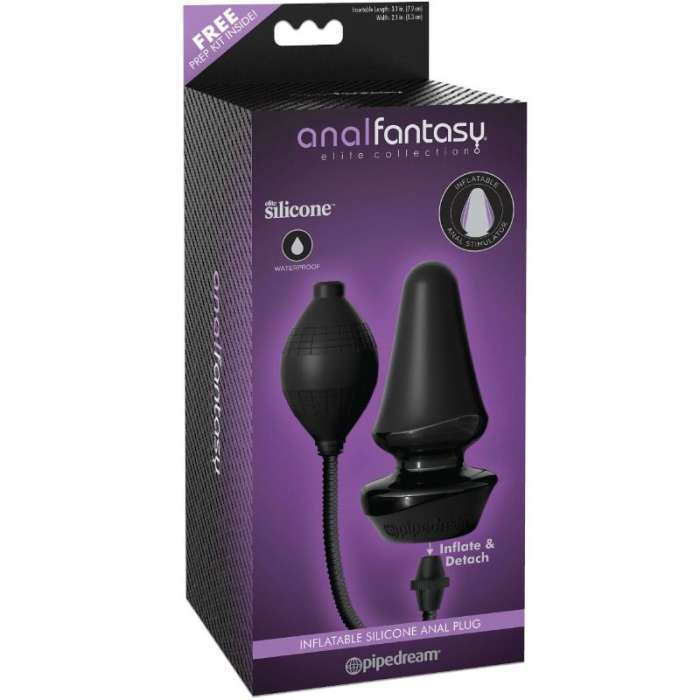 PLUG DE SILICONE INFLÁVEL ANAL - FANTASY ELITE Collection