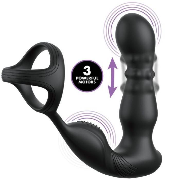 COLEÃÃO ANAL FANTASY ELITE - ANEL ANAL VIBRANTE E MASSAGEADOR COM CONTROLE REMOTO