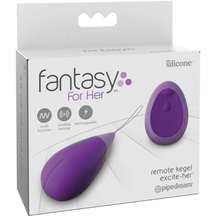 OVO VIBRATÓRIO COM  REMOTO KEGEL EXCITE-HER