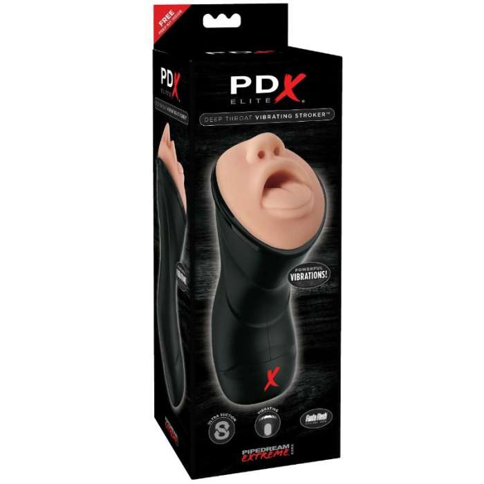 MASTURBADOR GARGANTA PROFUNDA - PDX ELITE DEEP THROAT VIBRATING STROKER