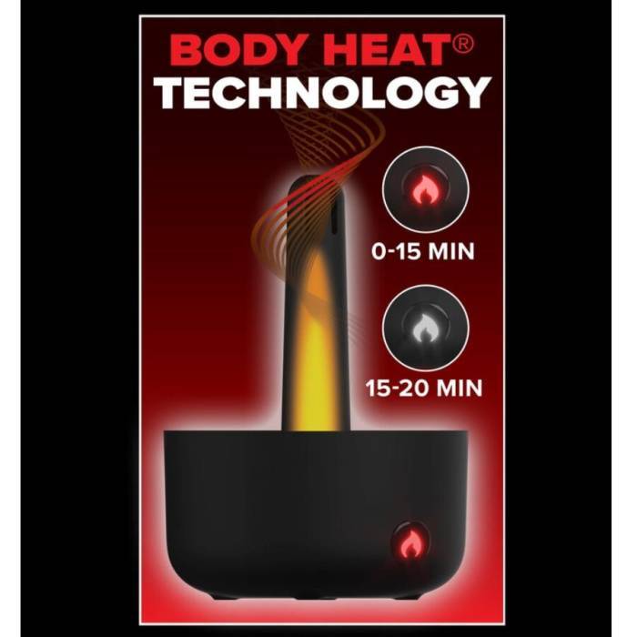 PDX ELITE - MASTURBADOR AUTOMÃTICO MILK ME HOTTER COM VIBRAÃÃO DE EFEITO DE CALOR E IMPULSÃO